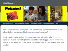 Tablet Screenshot of missmahoney.com